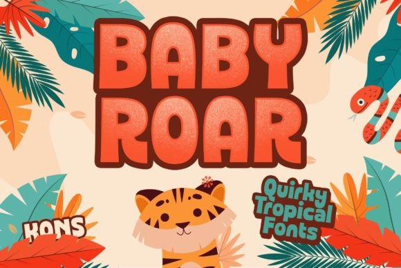Baby Roar: A Friendly Display Font for Memorable Branding
