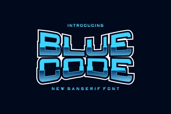 Bluecode Font Review: A Bold Display Typeface for Branding