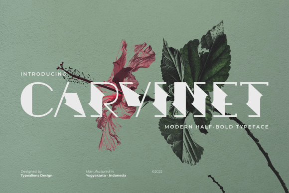 Carvinet: A Quirky Display Font for Handmade Product Magic