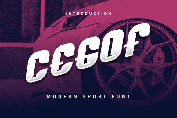 Cegof: A Futuristic Display Font for Bold Business Branding