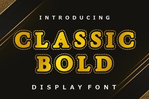Classic Bold: The Retro Display Font for Campaigns