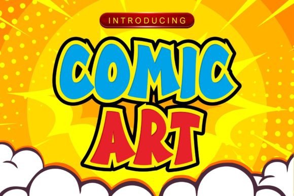 Comic Art: A Display Font for Editorial Impact
