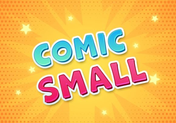 Comic Small: A Pop-Art Display Font for Lively Editorial Design