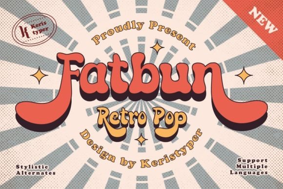 Fatbun – Playful Hand-Lettered Bold Typeface