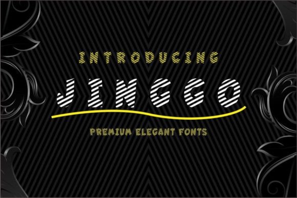Jinggo, a Display Font for Bold Visual Communication