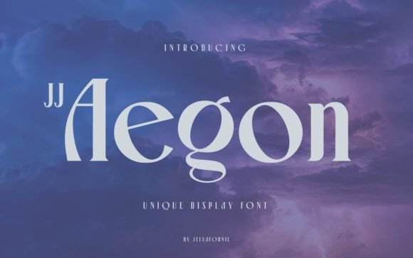Jj Aegon: A Vintage Display Font for Modern Web Design