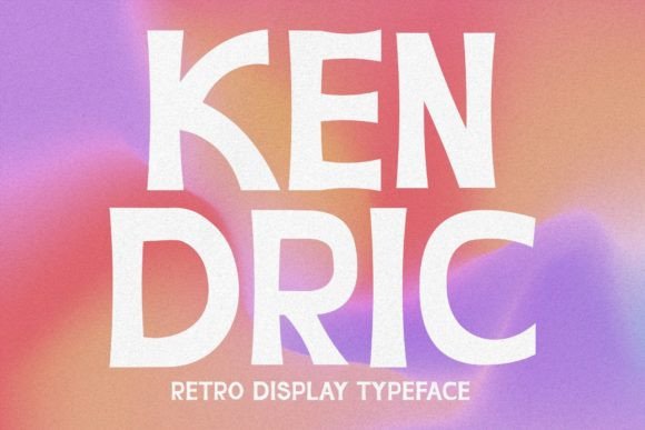Kendric: A Retro Display Font That Feels Like Pure Joy