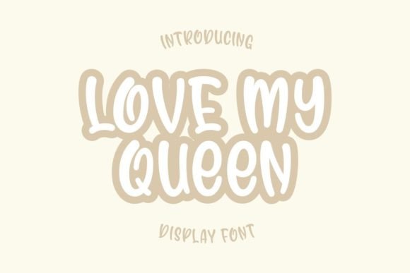 Love My Queen: The Bubbly Display Font for Standout Social Graphics