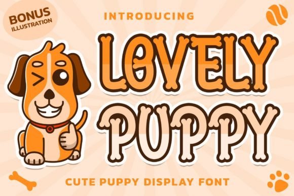 Lovely Puppy: A Warm Display Font for Playful Branding