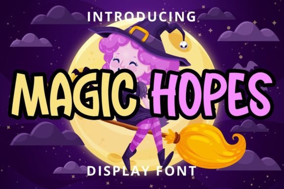 Magic Hopes: A Playful Display Font for Editorial Charm