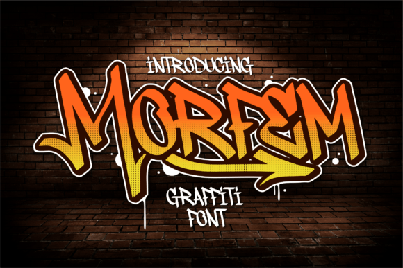 Morfem: A Graffiti Display Font for Scroll-Stopping Campaigns