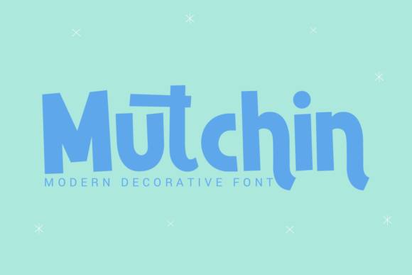 Mutchin: A Hand-Painted Display Font for Handmade Sellers