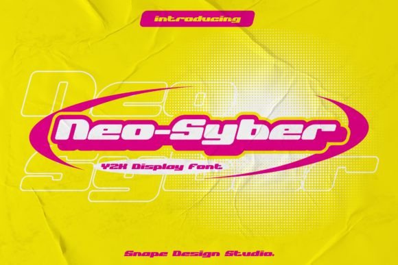 Neo Syber: A Y2K Display Font for Retro-Futuristic Branding