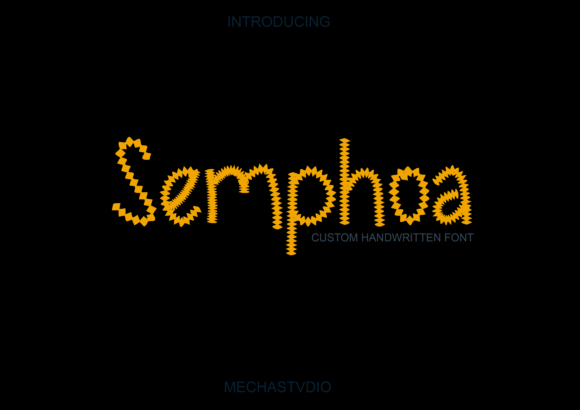 Semphoa: A Display Font That Commands Attention