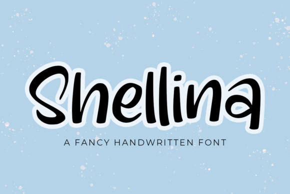 Shellina Font: A Cheerful Handwritten Typeface for Makers