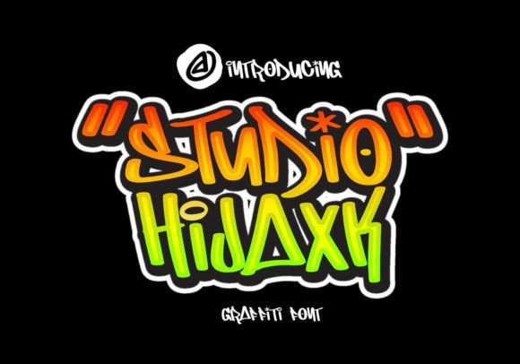 Studio Hijaxk Font: Graffiti Display Typeface for Marketing