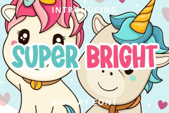 Super Bright: A Playful Display Font for Web Design