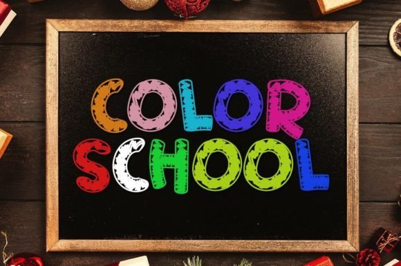 Why Color School Is the Playful Font Your Business Needs